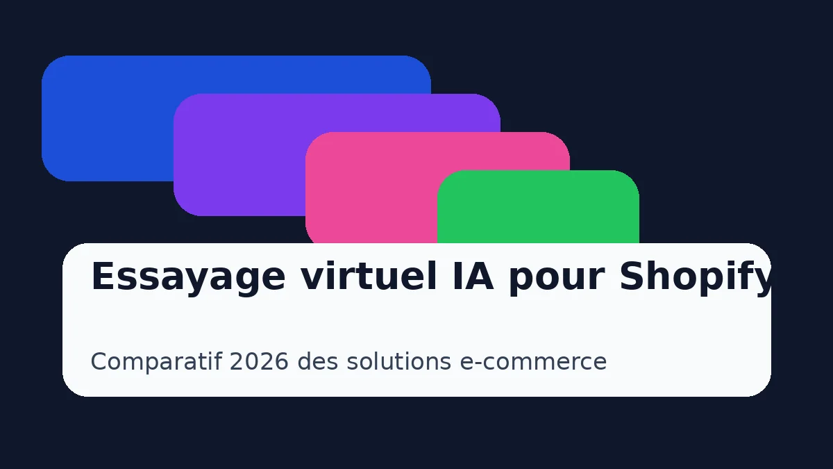 Essayage virtuel : les 12 meilleures solutions IA pour Shopify en 2026